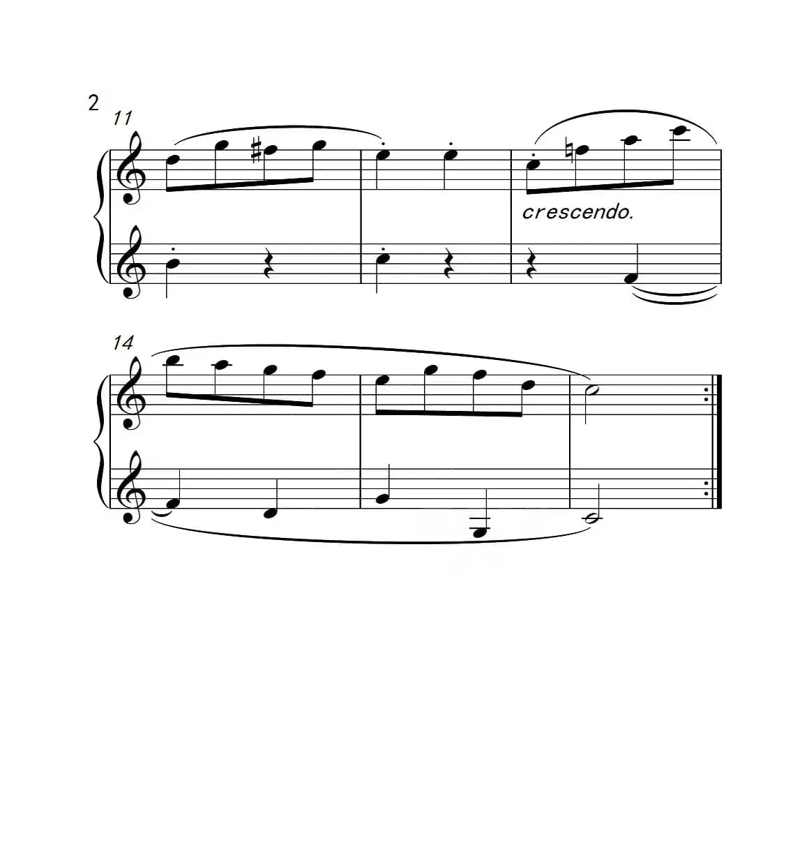 第一级A组 快乐的时刻（中国音乐学院钢琴考级作品1~6级）