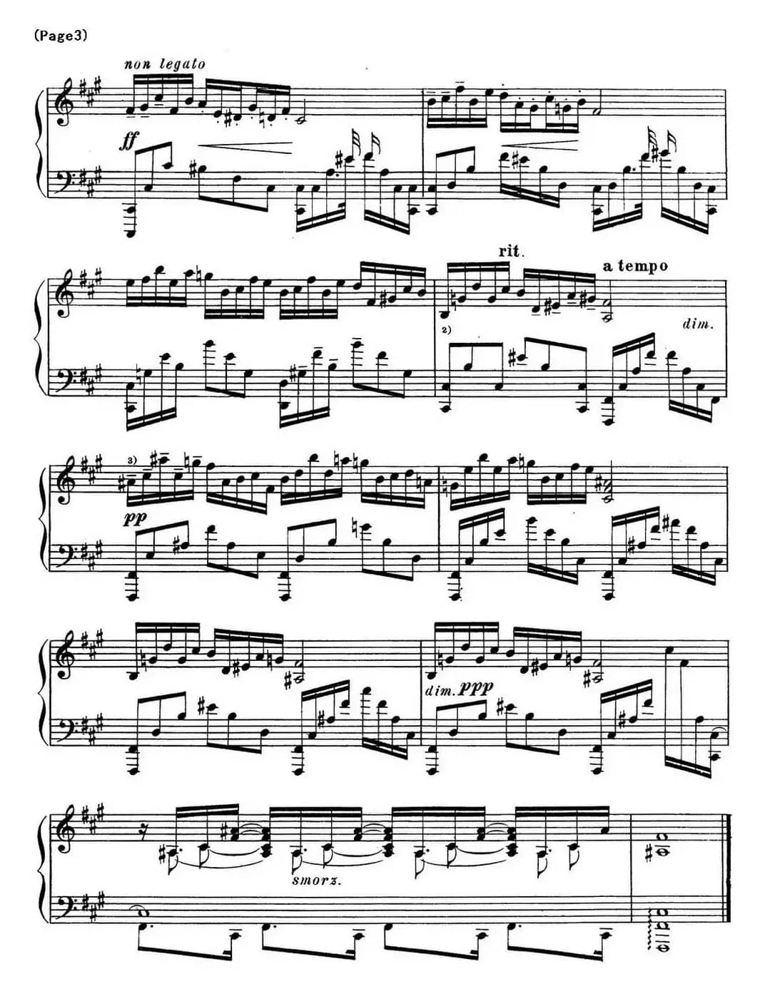 斯克里亚宾12首钢琴练习曲 Op8(No.2 Alexander Scriabin Etudes)