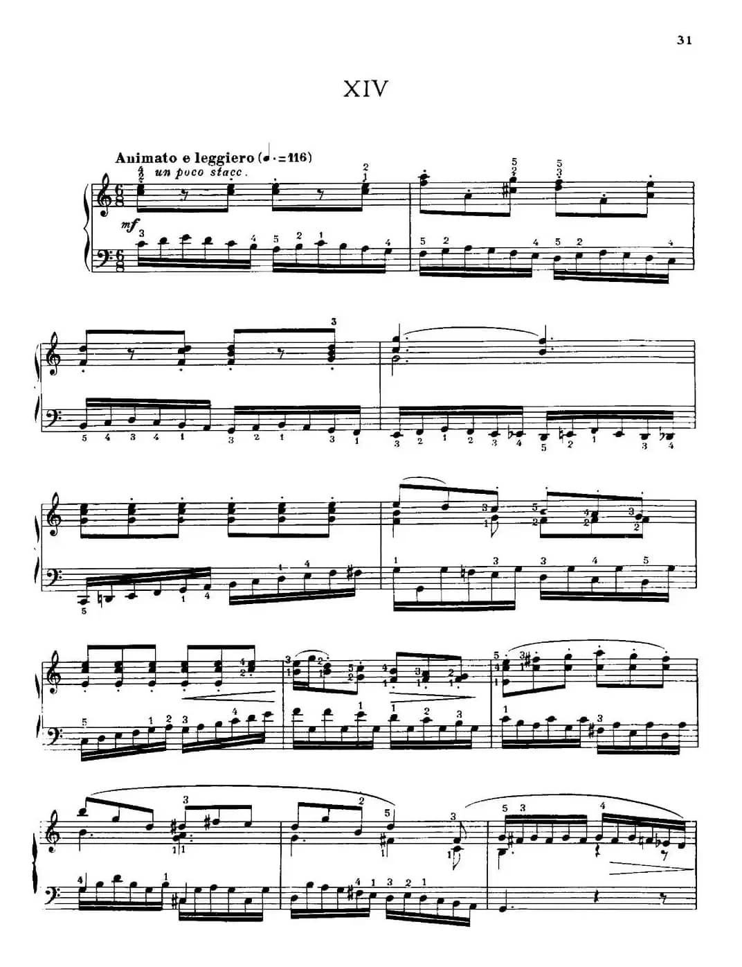 20 Petites Etudes, Op.91（20首小型练习曲）（14）