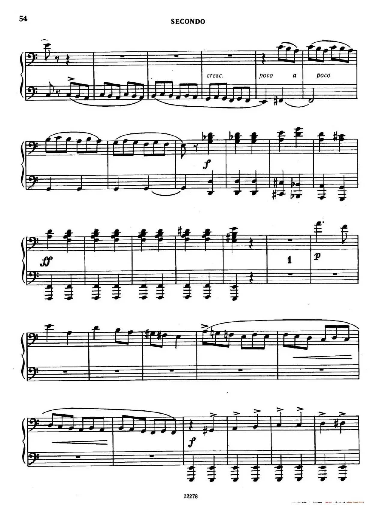 Tarantella in D Major(D大调塔兰泰拉舞曲·四手联弹)