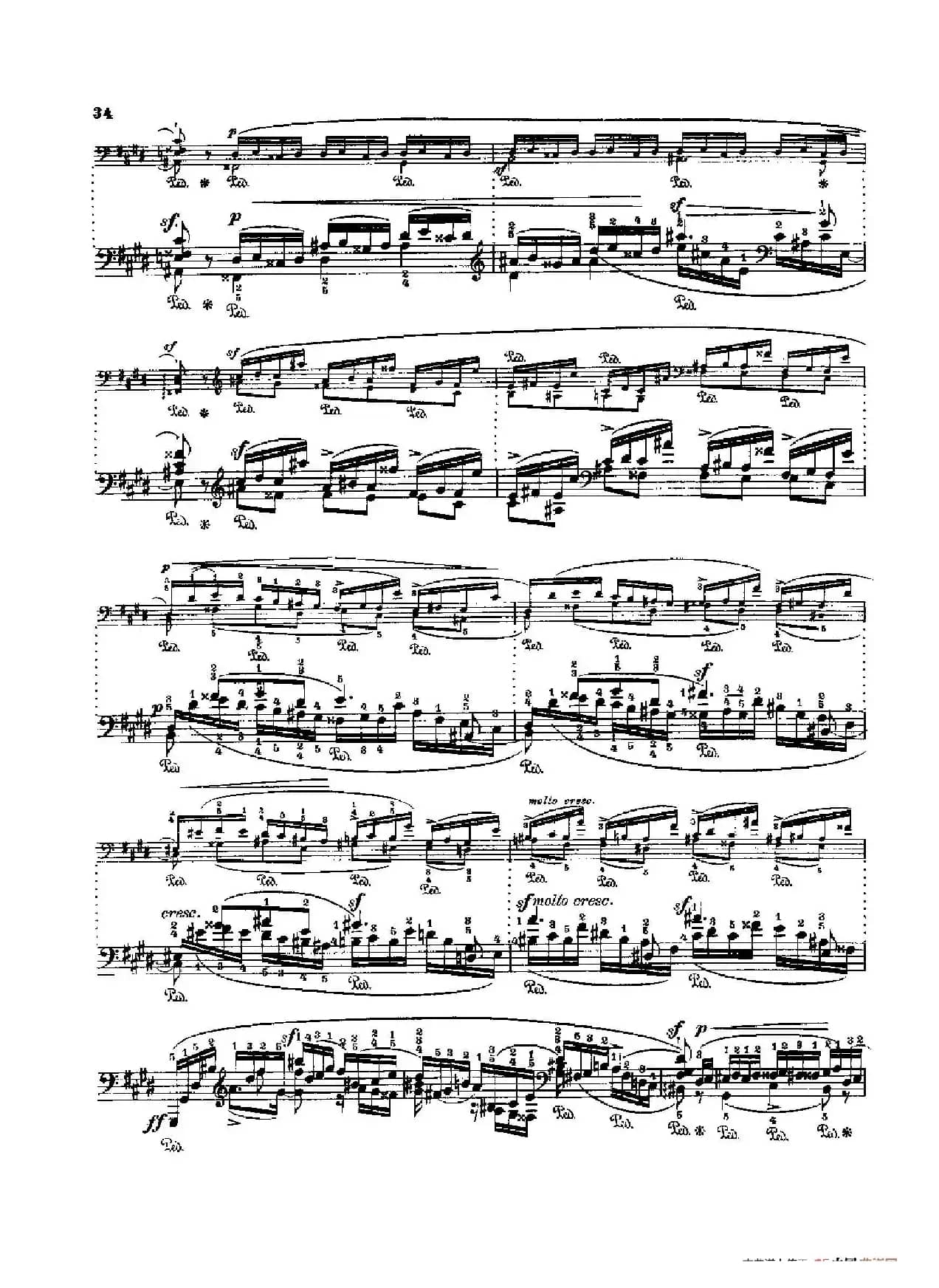 53首以肖邦练习曲为素材而作的练习曲（No.6）