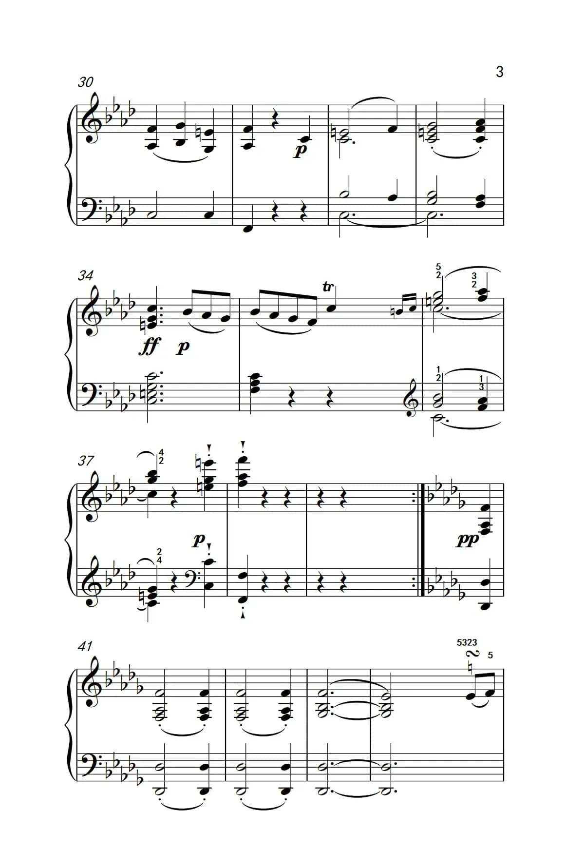 奏鸣曲 Opus 10 Nr.2 第二乐章（贝多芬奏鸣曲集 2）