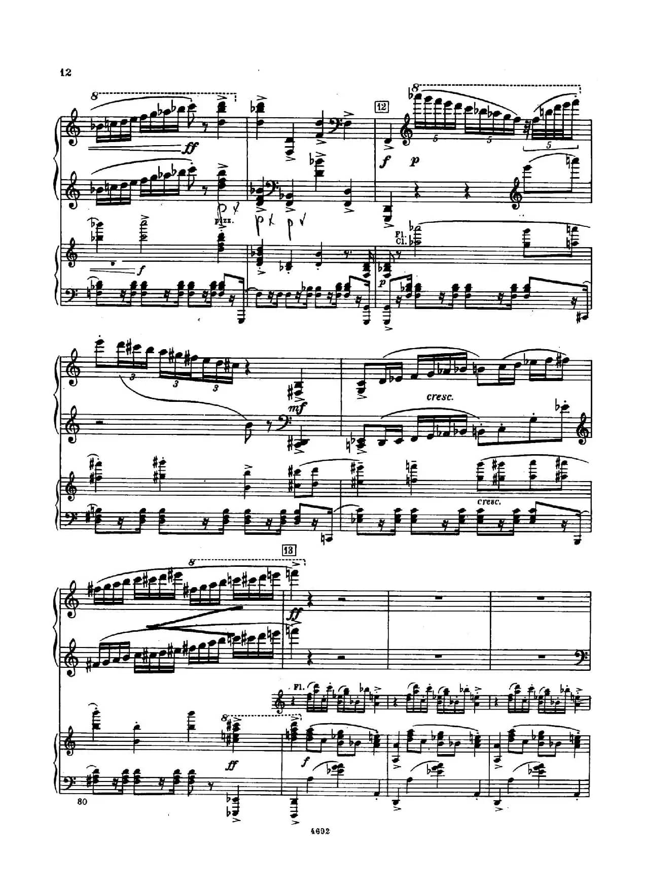 Piano Concerto No.2 in g Minor Op.16（g小调第二钢琴协奏曲·Ⅰ·双钢琴）
