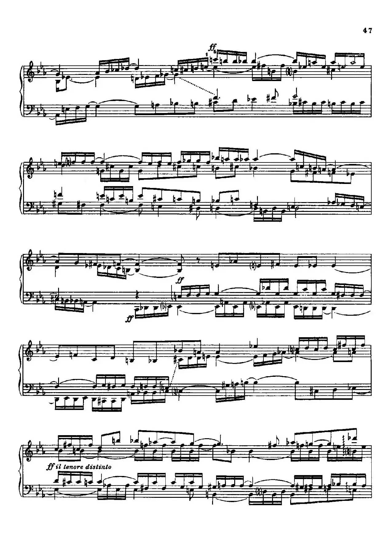 24 Preludes and Fugues Part.2 Op.45（24首前奏曲与赋格·第二部分·20）