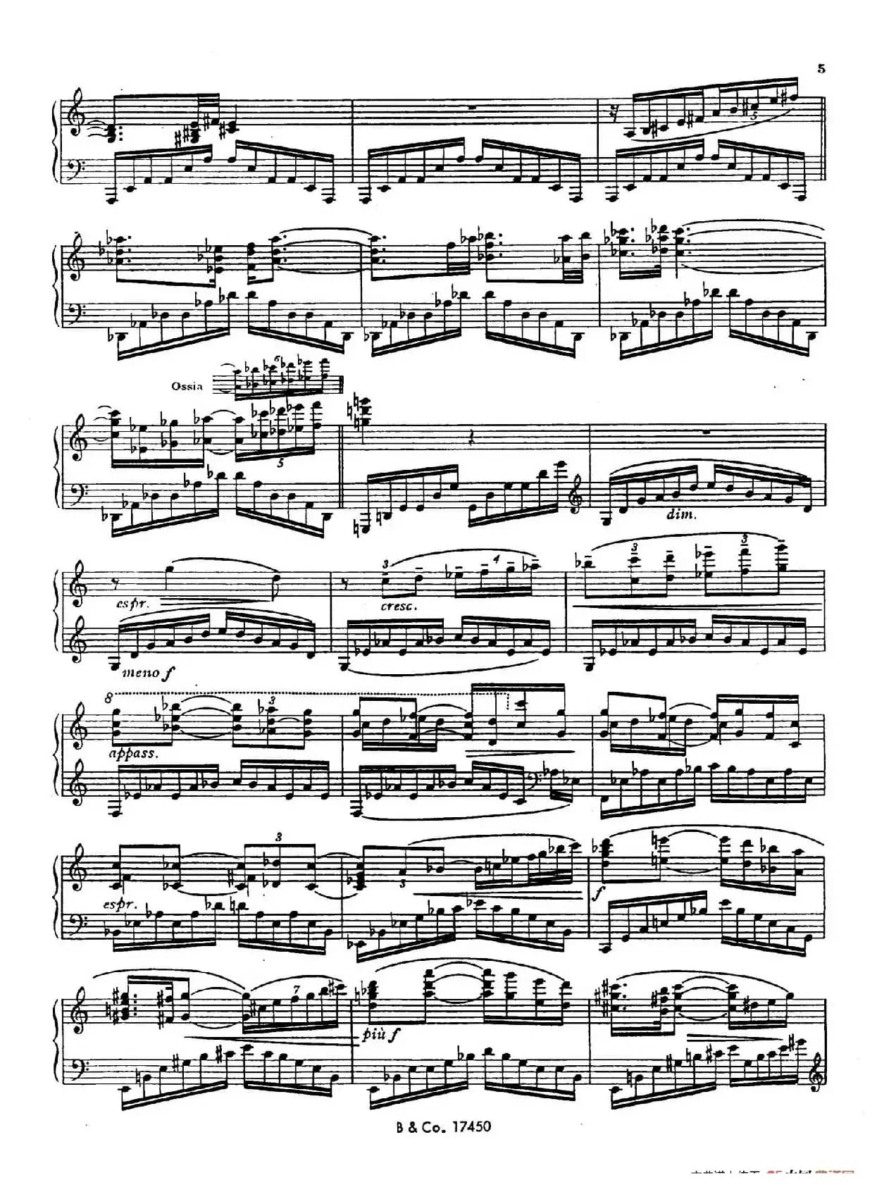 Premiere Etude de Concert Op.65(第一号音乐会练习曲)