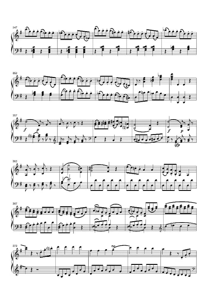 G大调弦乐小夜曲