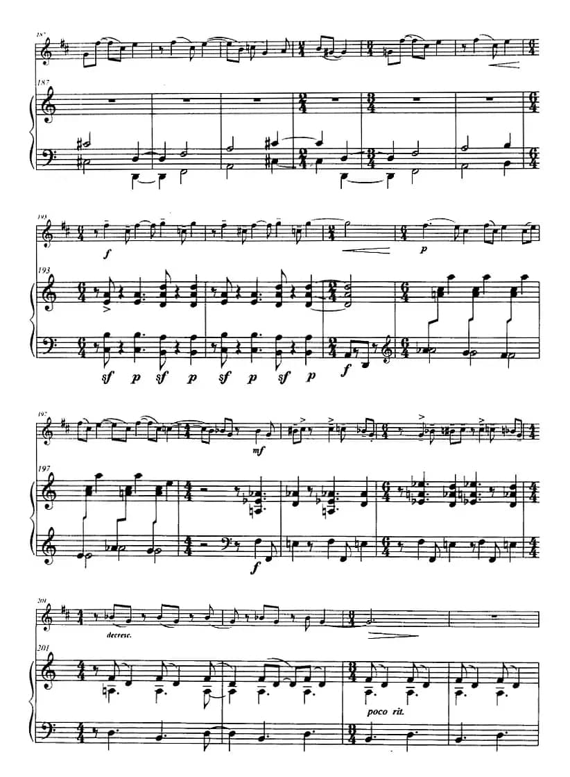 爵士风格的小协奏曲（小号+钢琴伴奏）