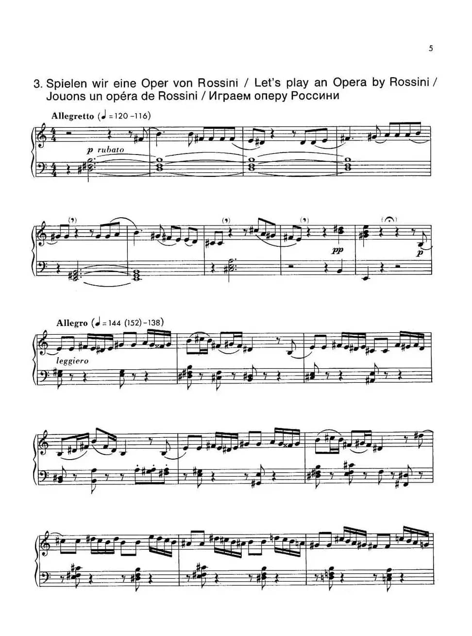 Notebook f Young People Op·59（为青少年而作的钢琴曲集·3）