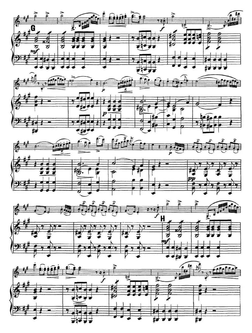 Rode Concerto No.7 in A Major（小提琴+钢琴伴奏）