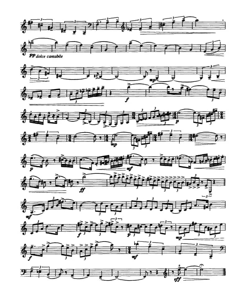 圆号中级练习曲（11——20）