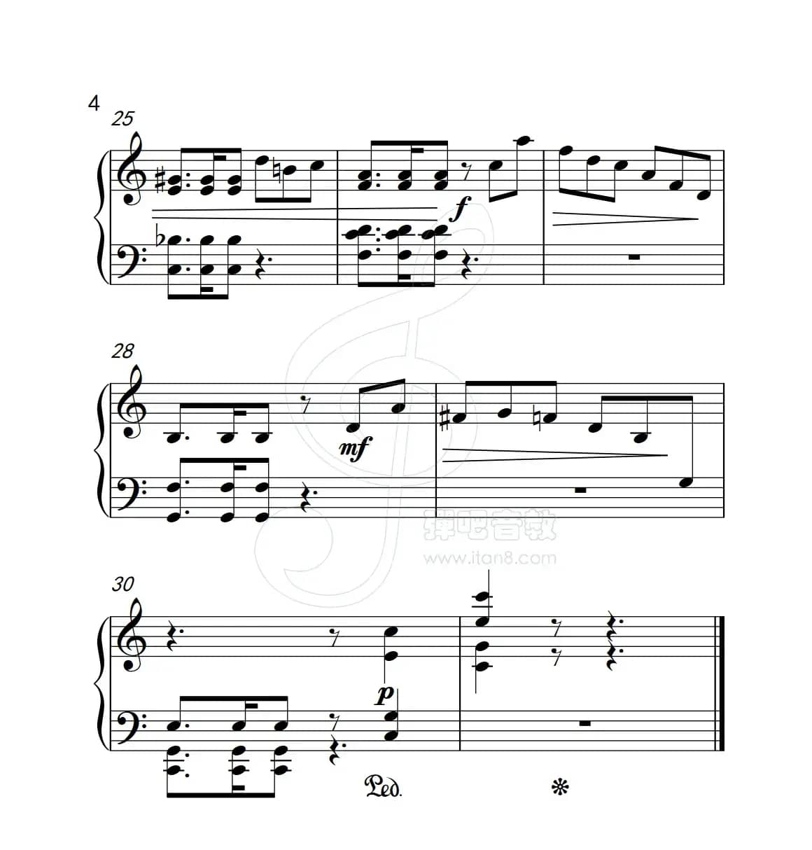 第五级 小变奏曲（中国音乐学院钢琴考级作品1~6级）