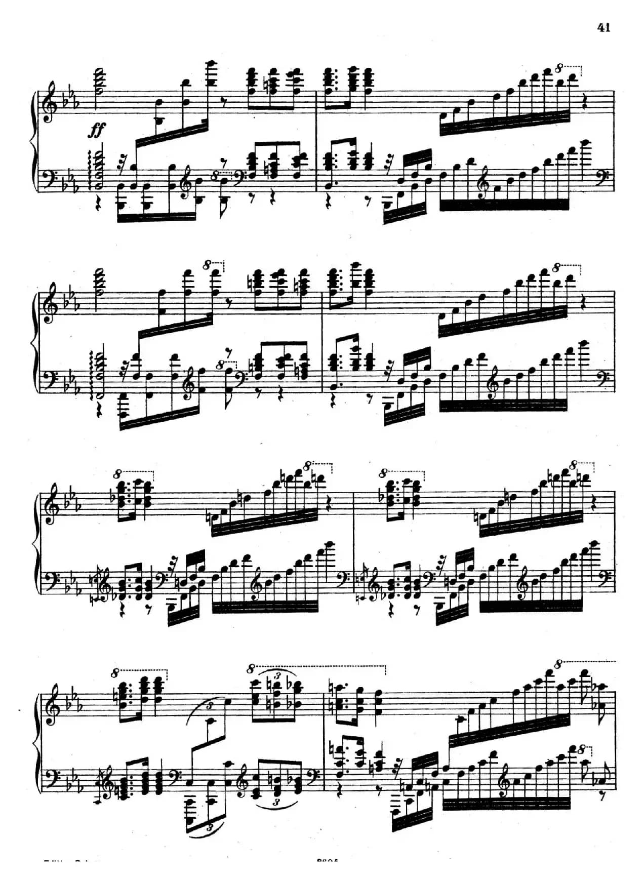 Six Etudes Op.23（6首练习曲·Ⅳ）