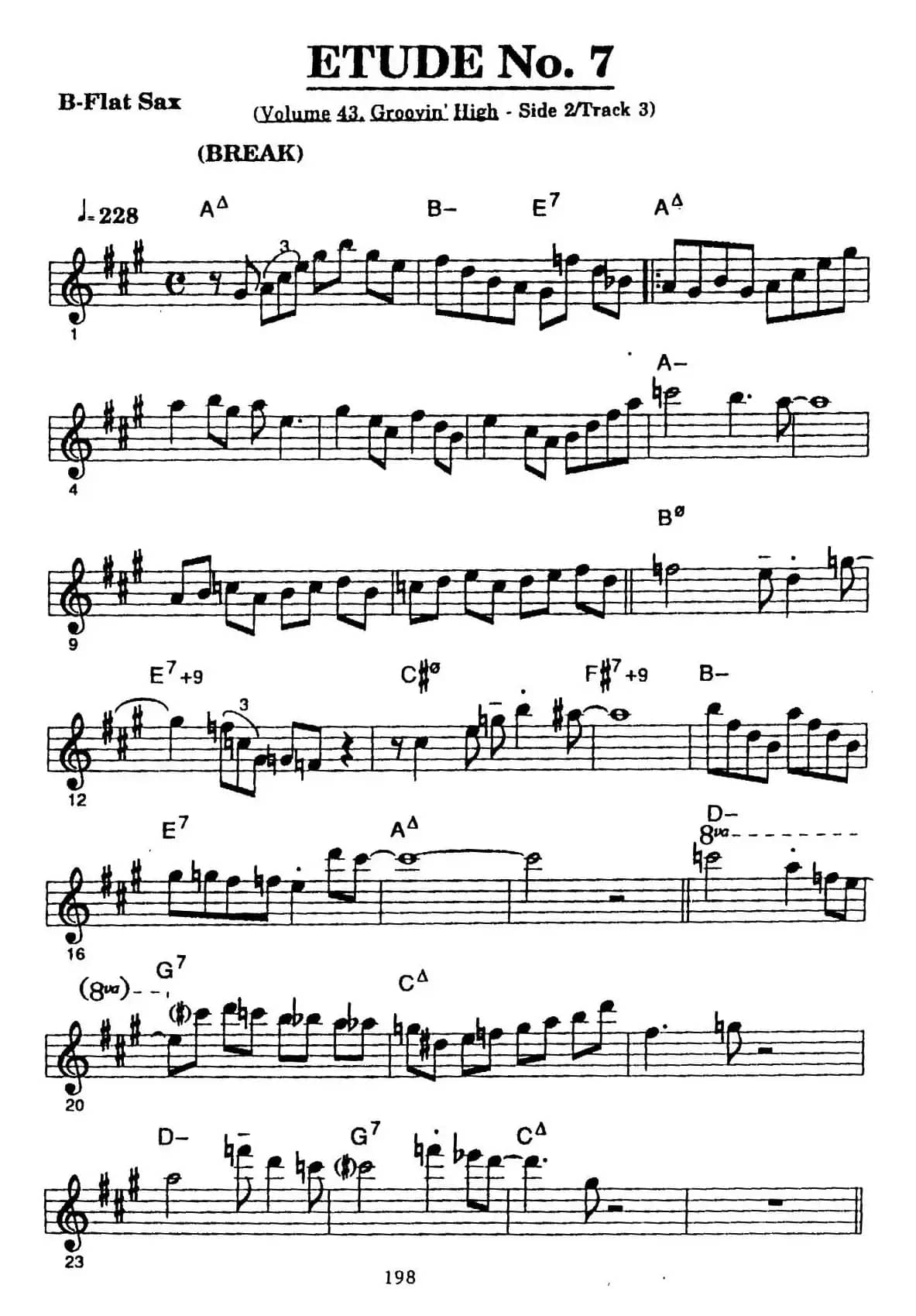 ETUDE No.7（高音萨克斯超吹练习曲）