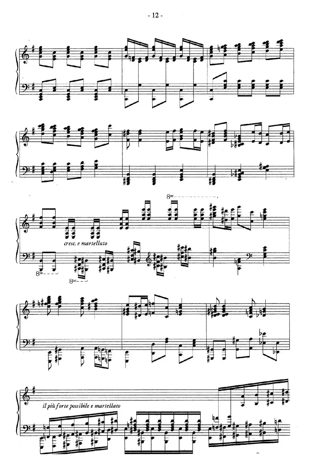Carmen Variations 12 Pieces(12首卡门主题变奏曲·11)