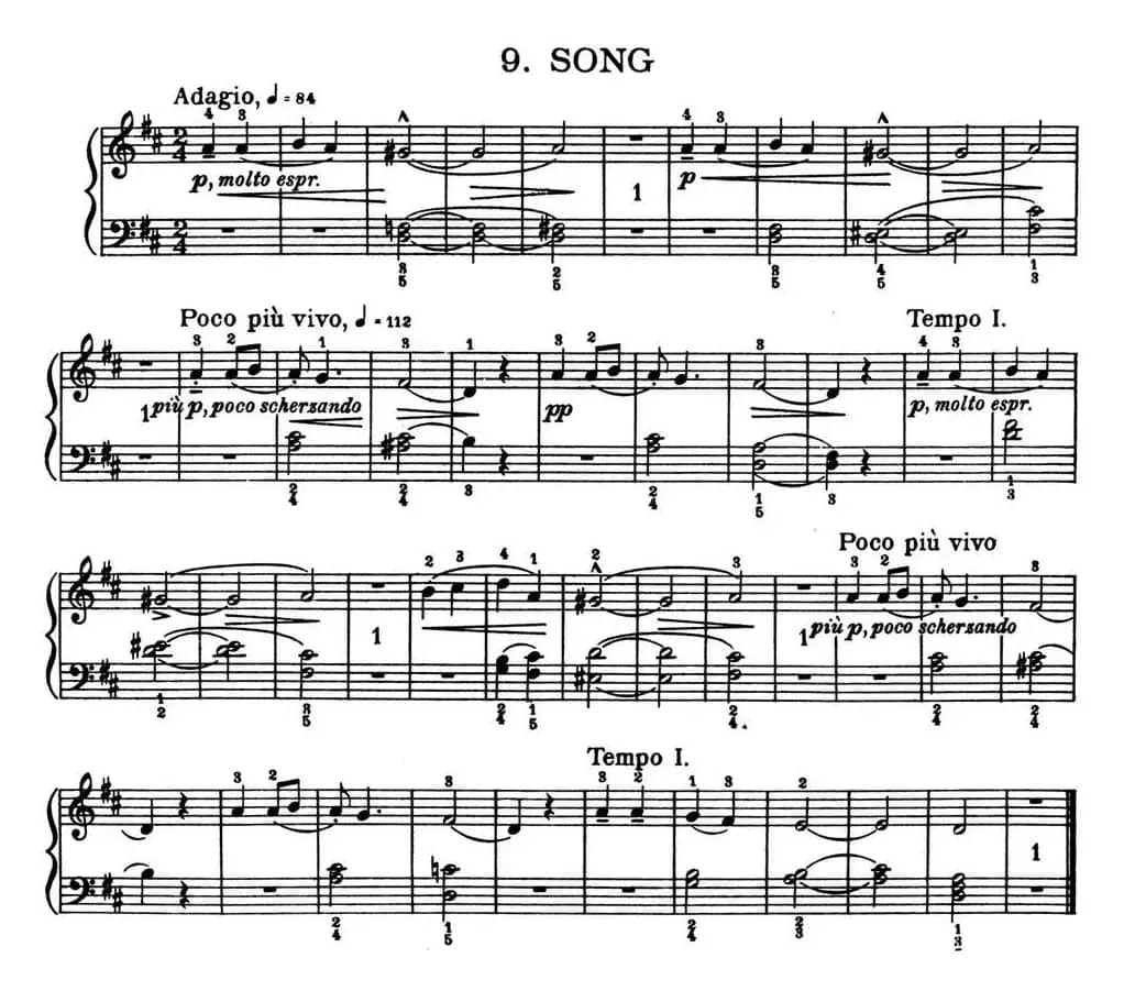 For Children Sz.42（献给孩子们·9）