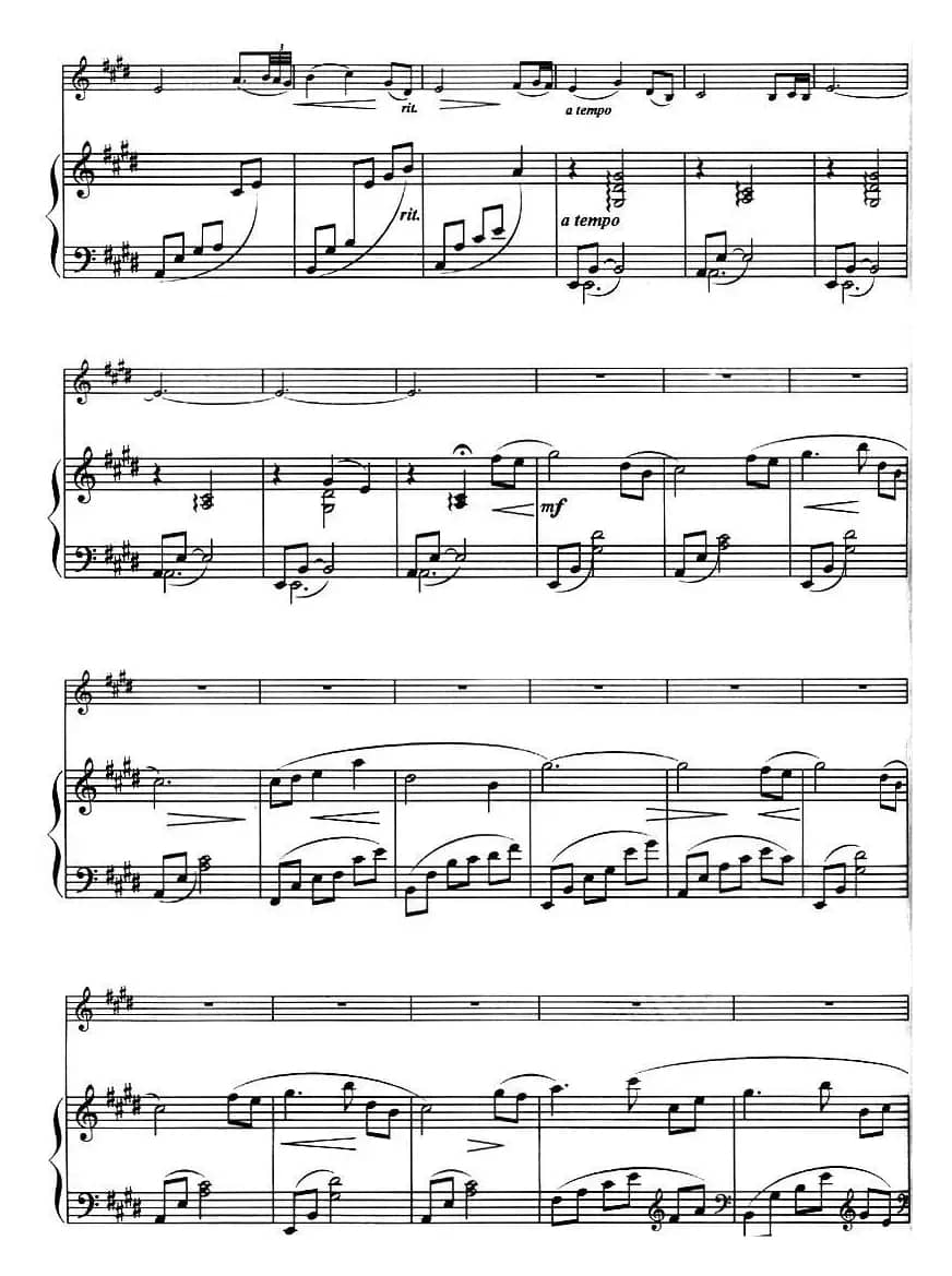 神秘园——倒映（REFLECTION、小提琴+钢琴伴奏）