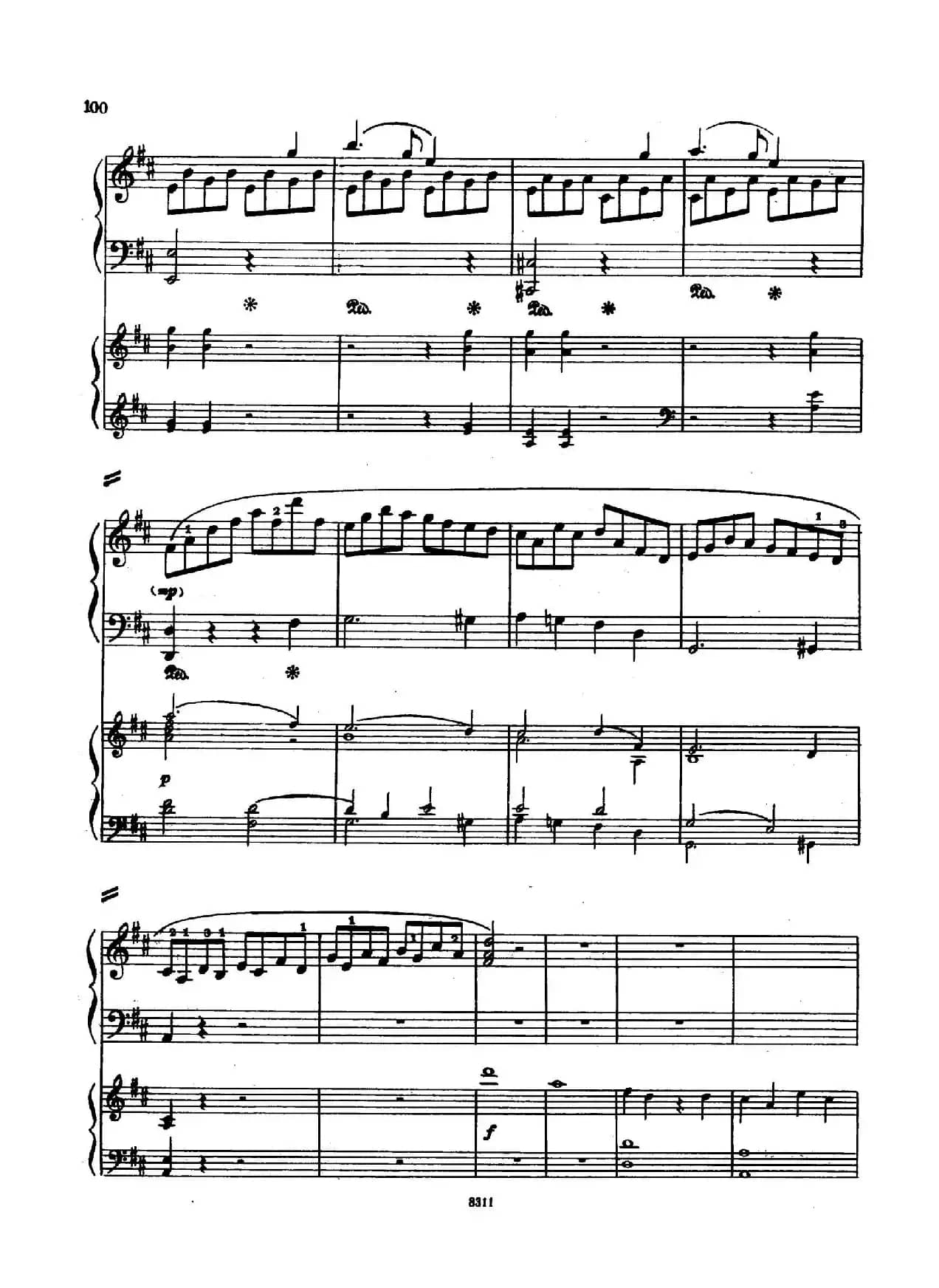 Concerto no 5 K 175 - 2 Piano（Ⅲ）