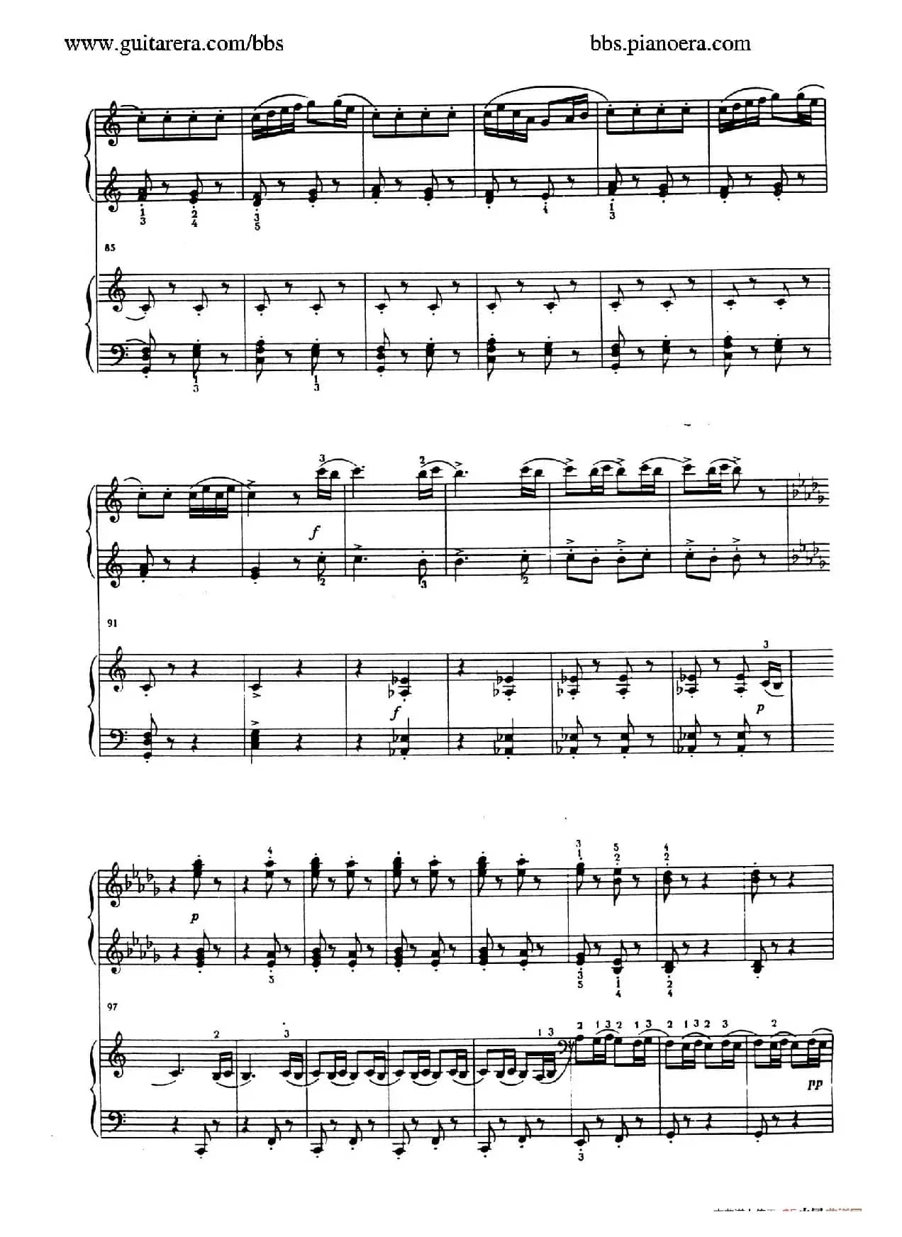 Zaslyszana Melodyjka(偶闻的小调·四手联弹)