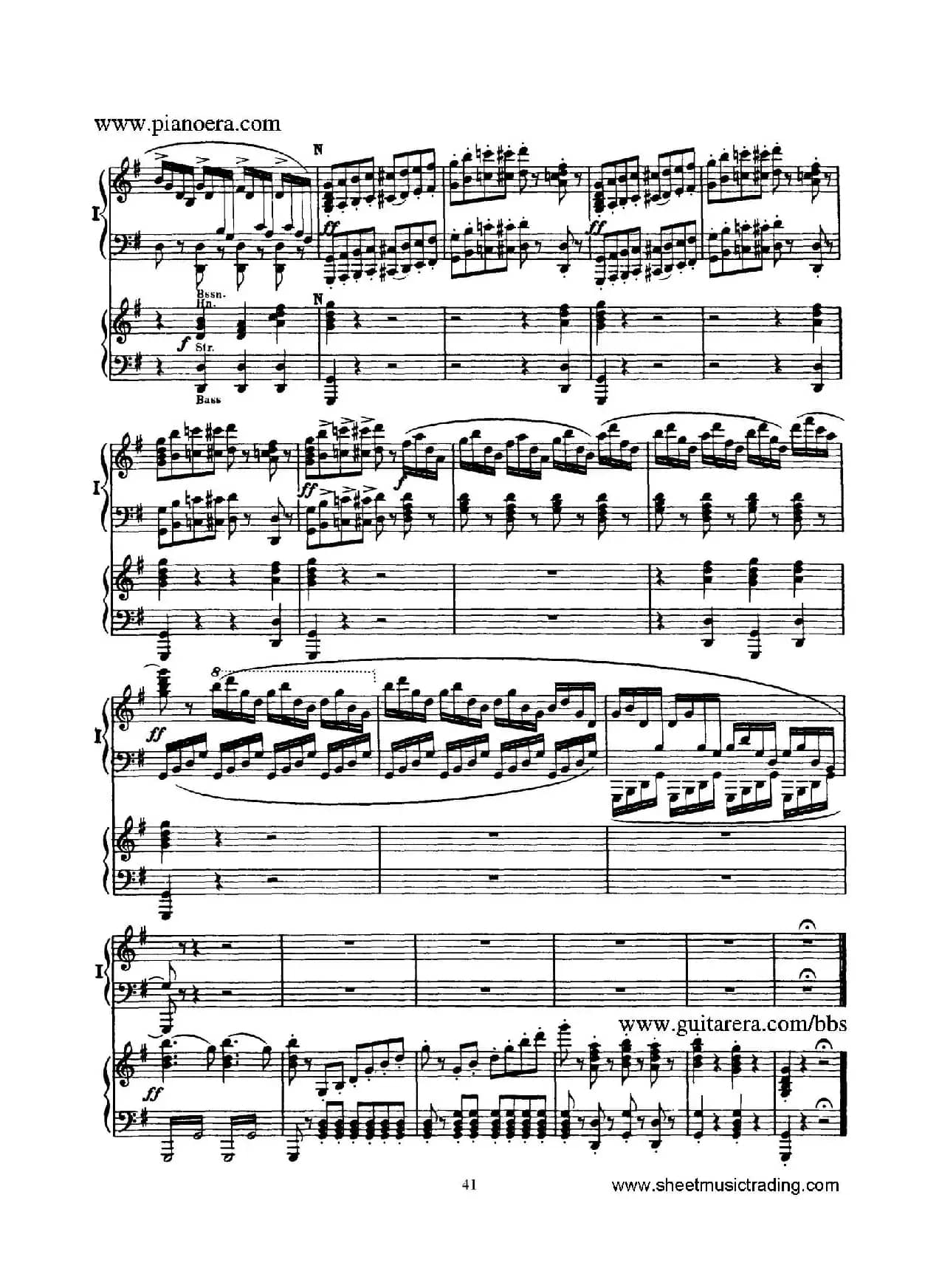 Piano Concerto No.1 in g Minor Op.25(g小调第一钢琴协奏曲·双钢琴)