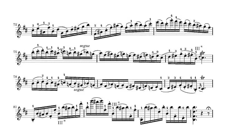 帕格尼尼24首随想曲No.2