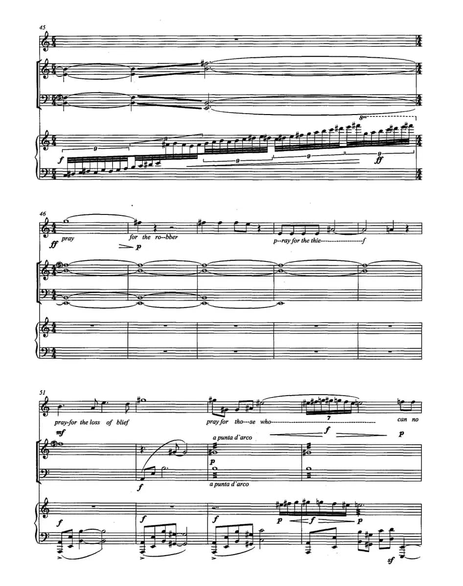 还没遗忘的记忆（女高音+小提琴+大提琴+钢琴）