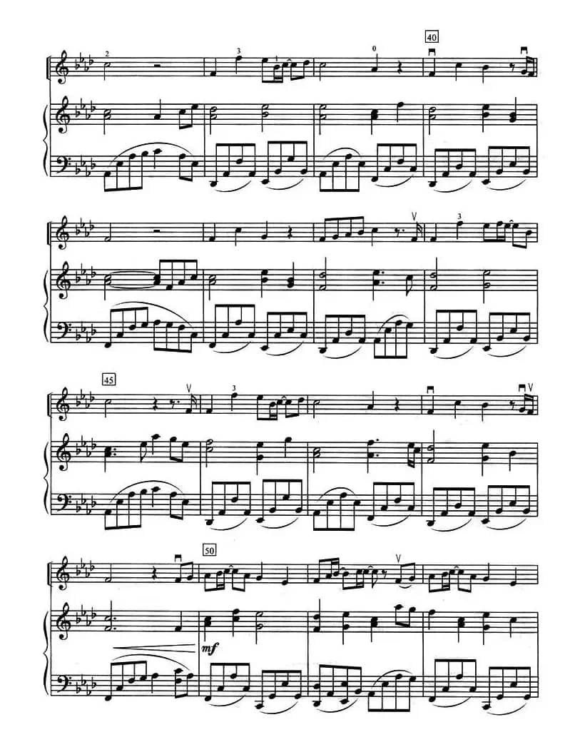 无尽的爱（小提琴+钢琴伴奏）