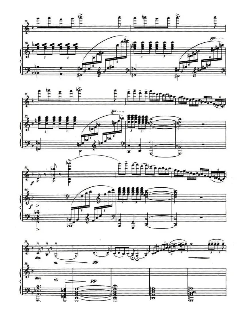 金色的秋天（小提琴+钢琴伴奏）