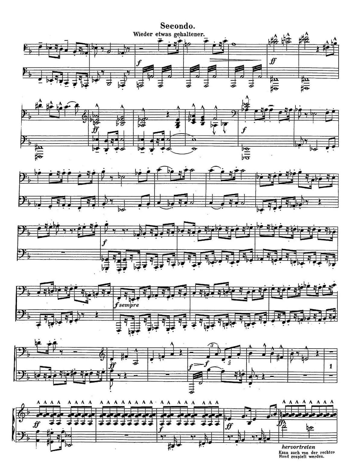 c小调第二交响曲“复活”（Ⅴ）（改编四手联弹版）