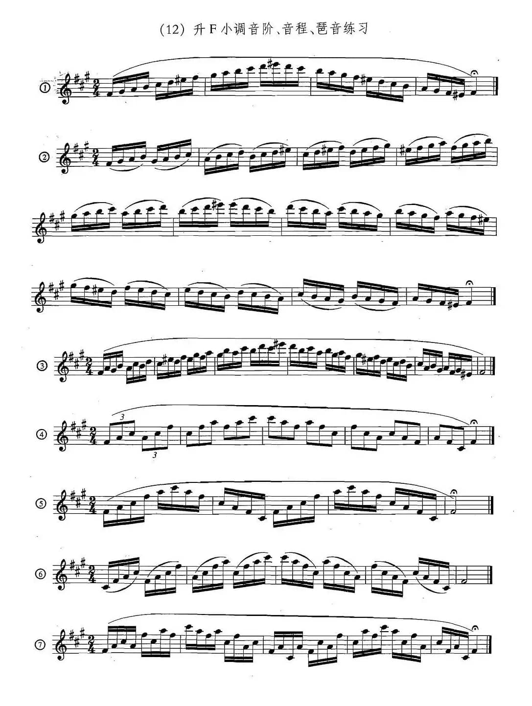 萨克斯练习曲合集（5—33）日常基础练习