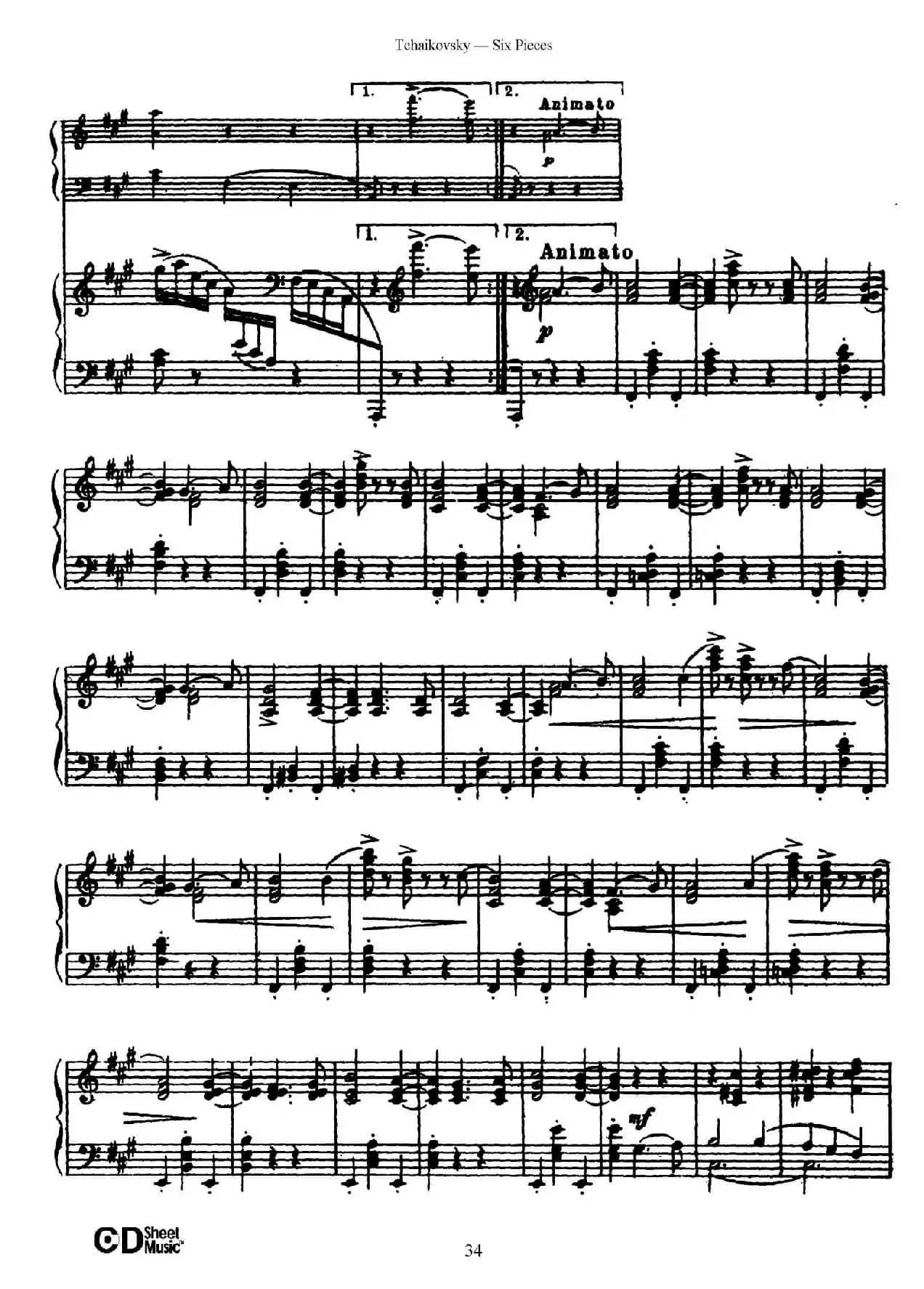 Six Pieces Op.51(6首小品·4b)