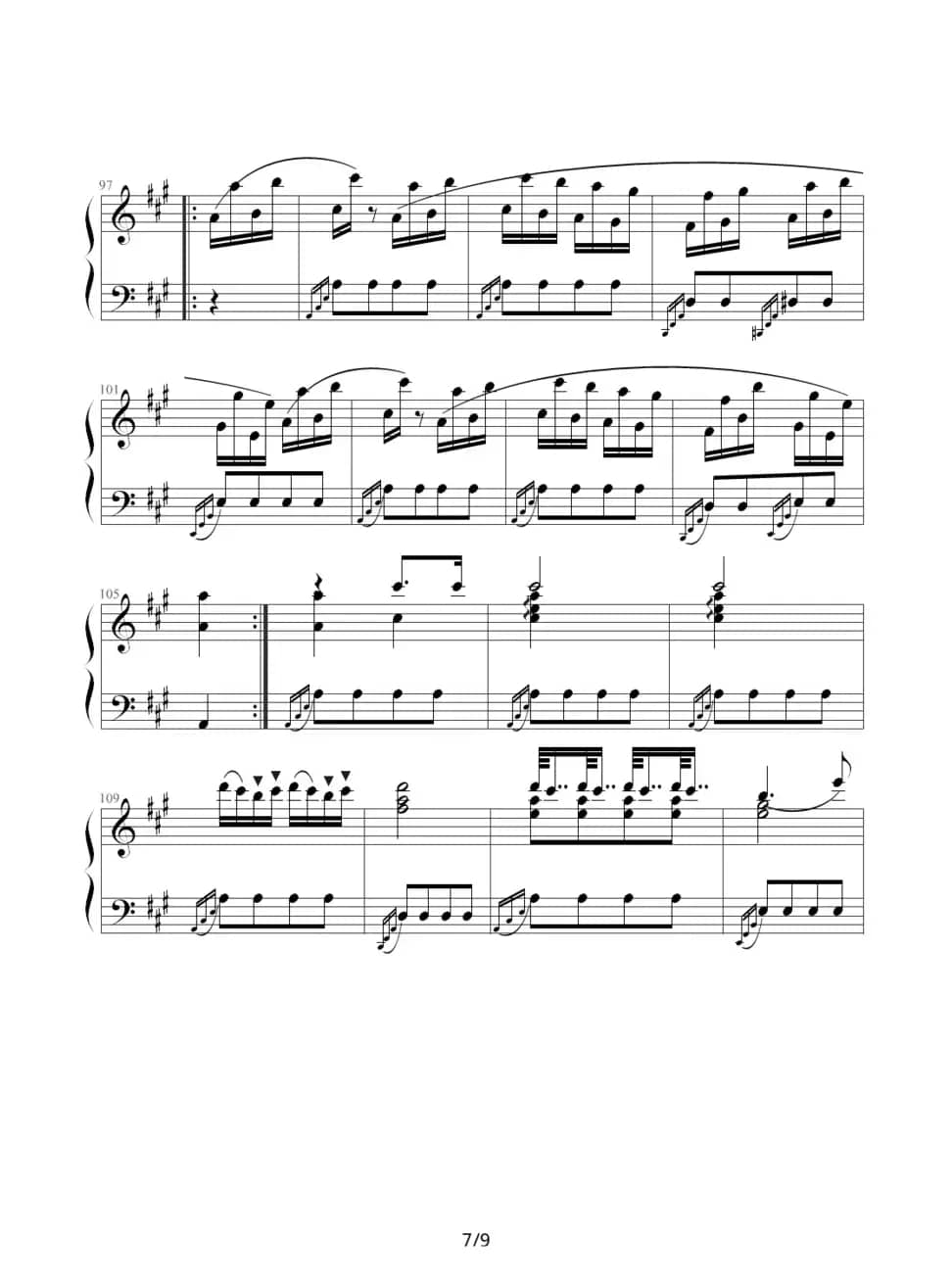 土耳其进行曲（莫扎特曲、魔鬼的枷锁制谱版）