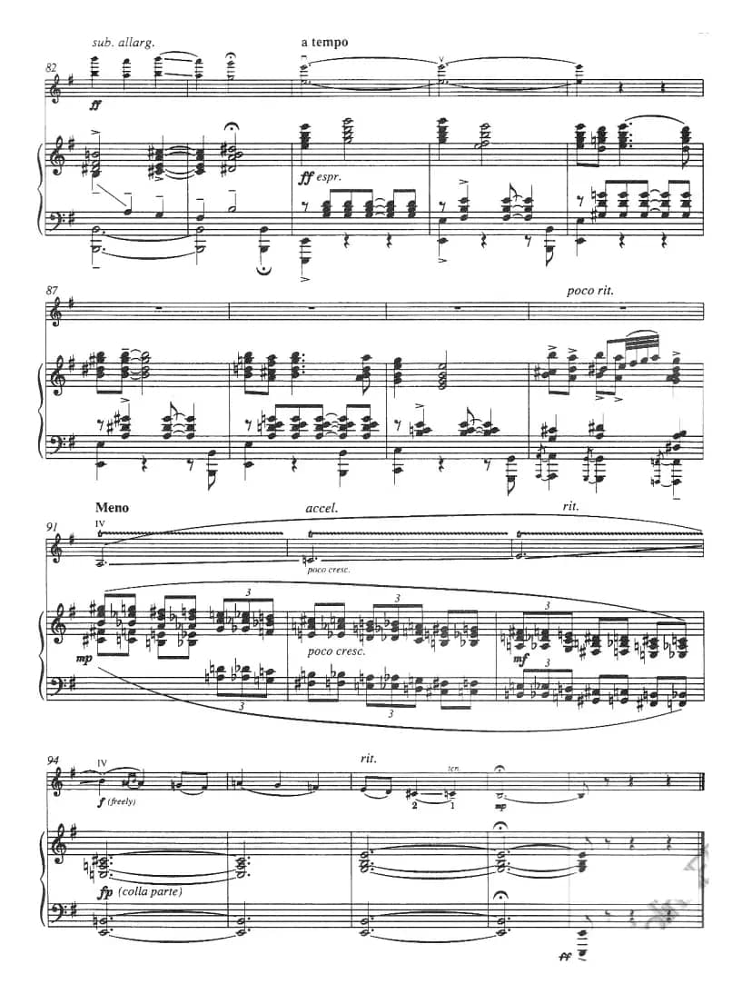 我的男人离我而去——选自《波吉与贝丝》（My Man's Gone Now、from Porgy and Bess、小提琴+钢琴伴奏）