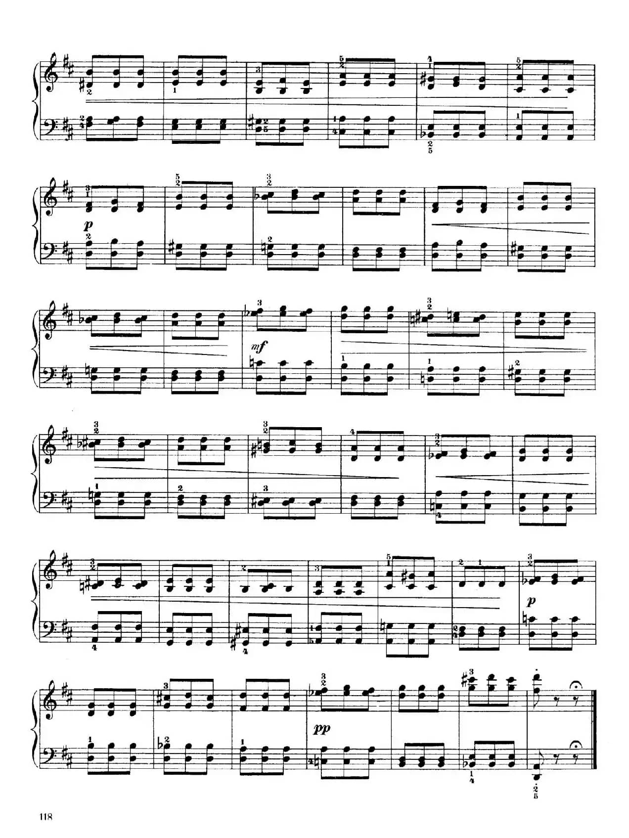 Album for the Young Op.39（儿童钢琴曲集）（4. 小骑士 Little horseman）