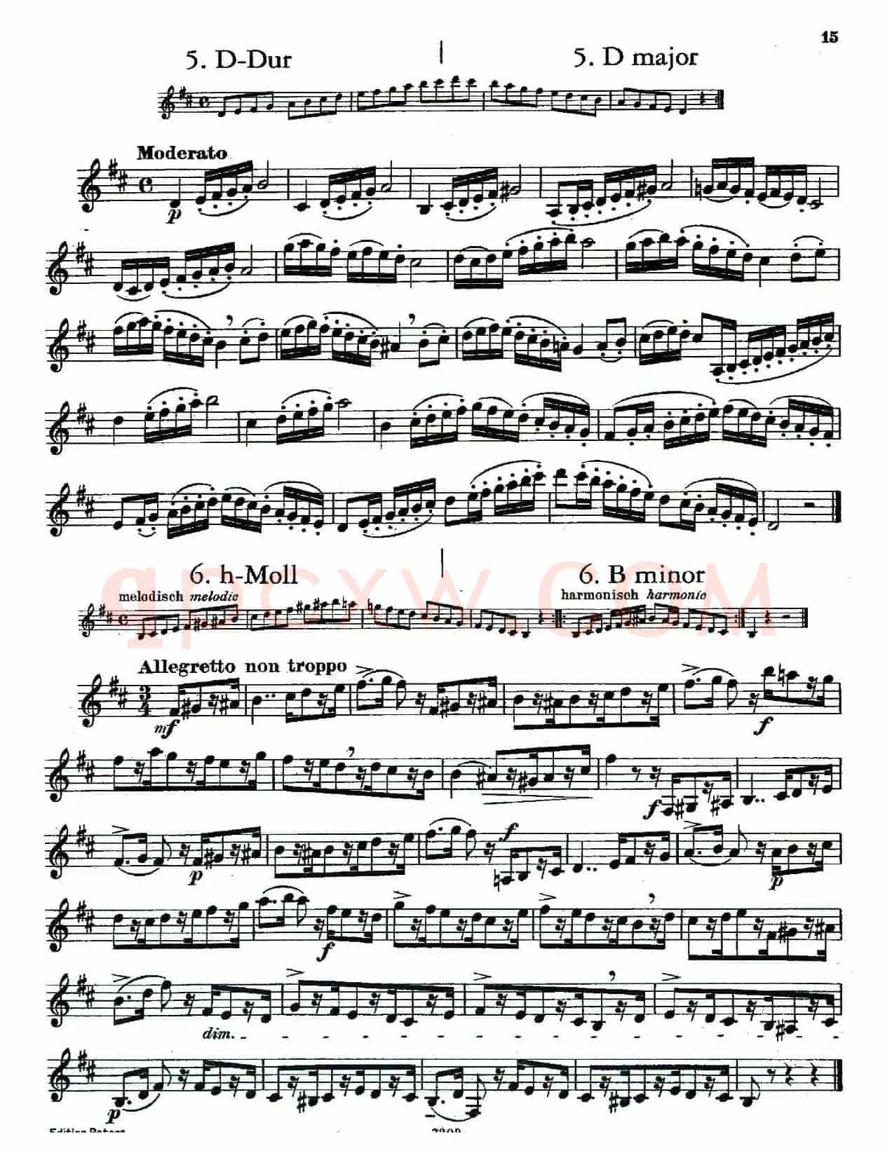 DEMNITZ（单簧管练习曲）