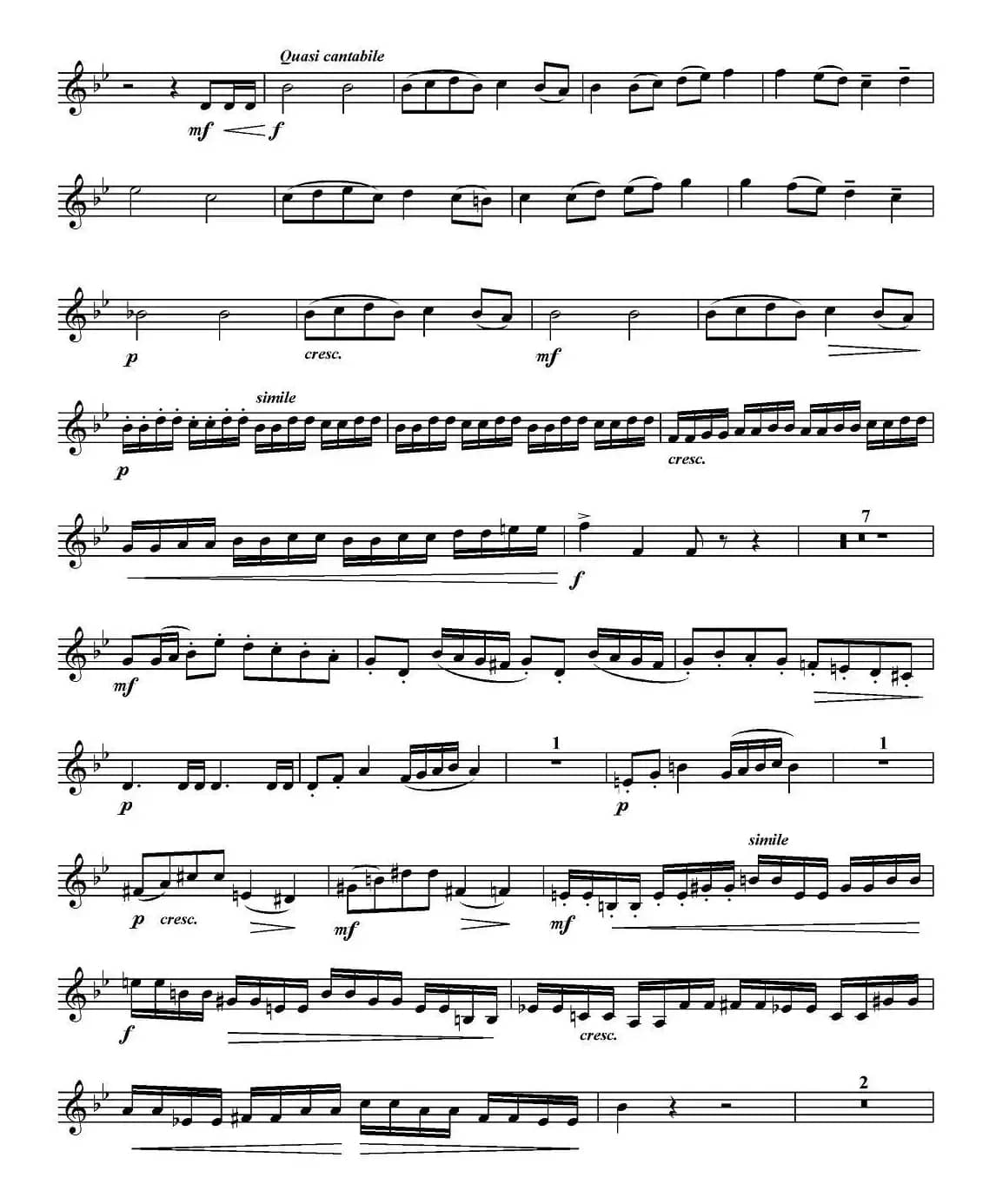 Concert Etude （音乐会练习曲、C调）（小号）