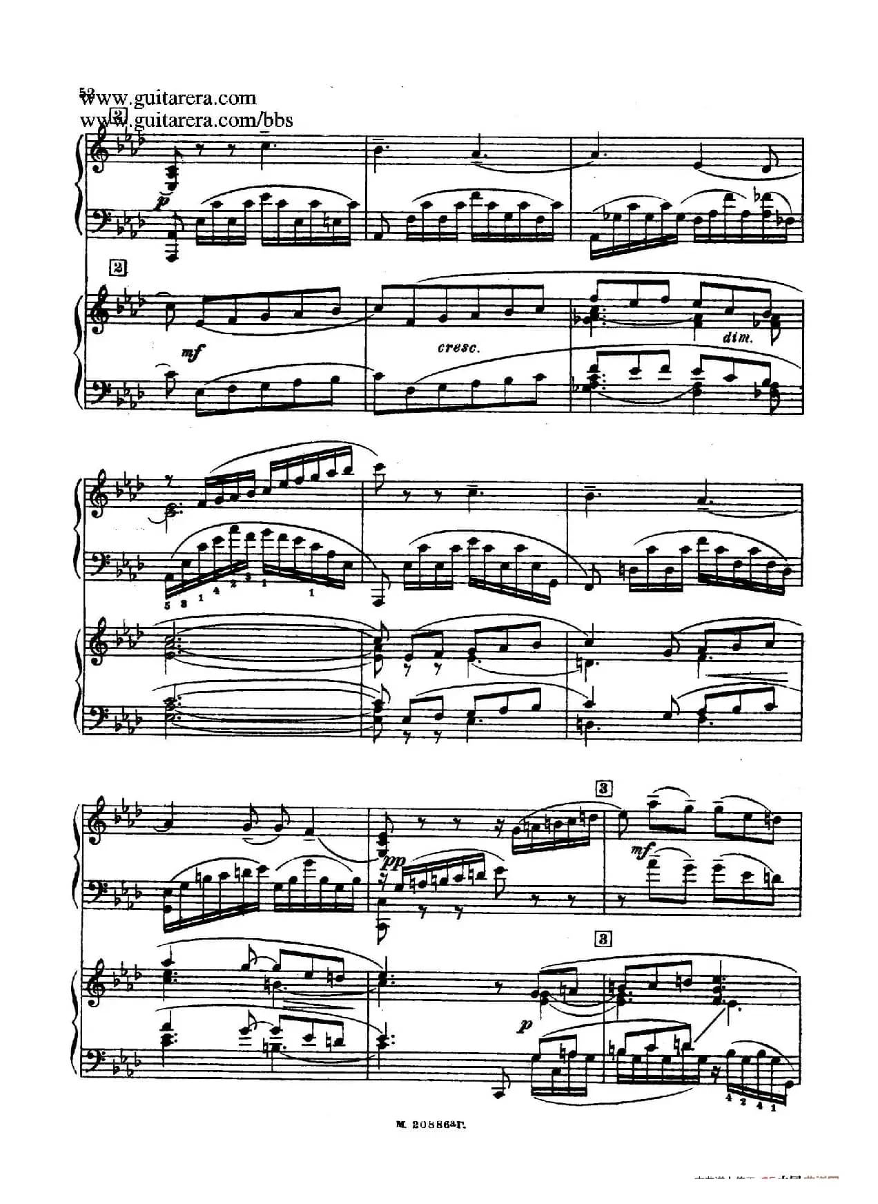 第二双钢琴组曲 Suite for Two Pianos No.2 Op.17（3. 浪漫曲 Romance）