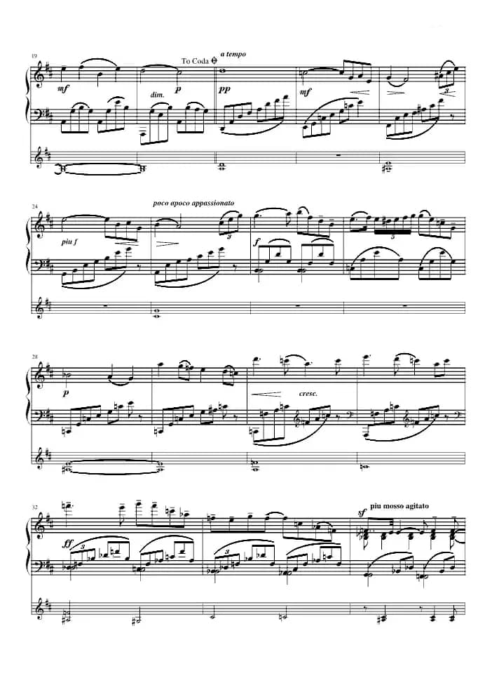 沉思（钢琴+弦乐）