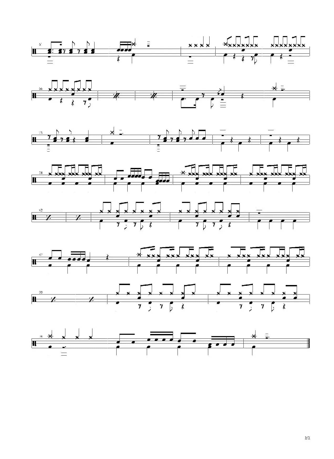 青春修炼手册（鼓谱）