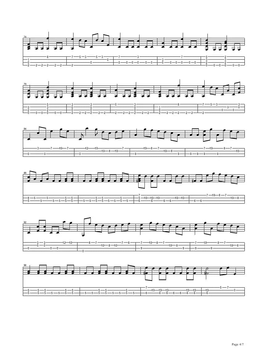 I'm yours（尤克里里指弹谱）