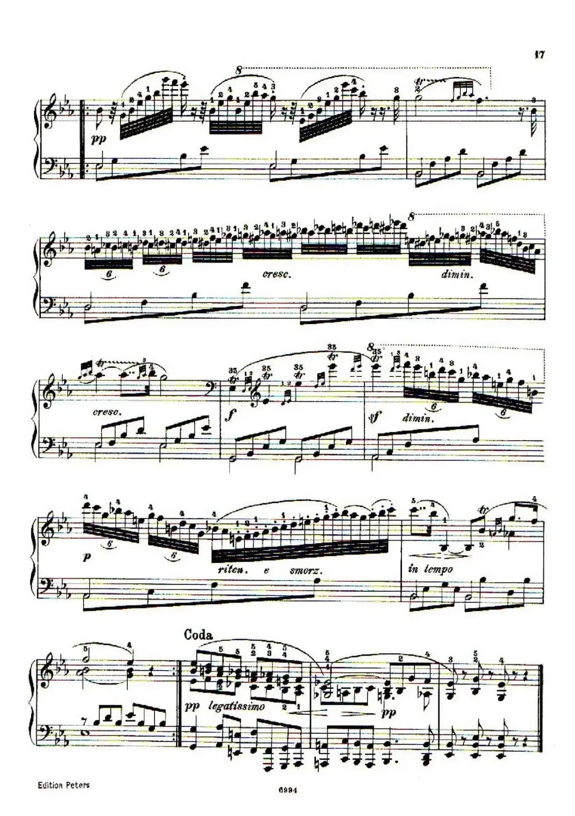 School of the Virtuoso Op.365（60首钢琴高级练习曲·5）