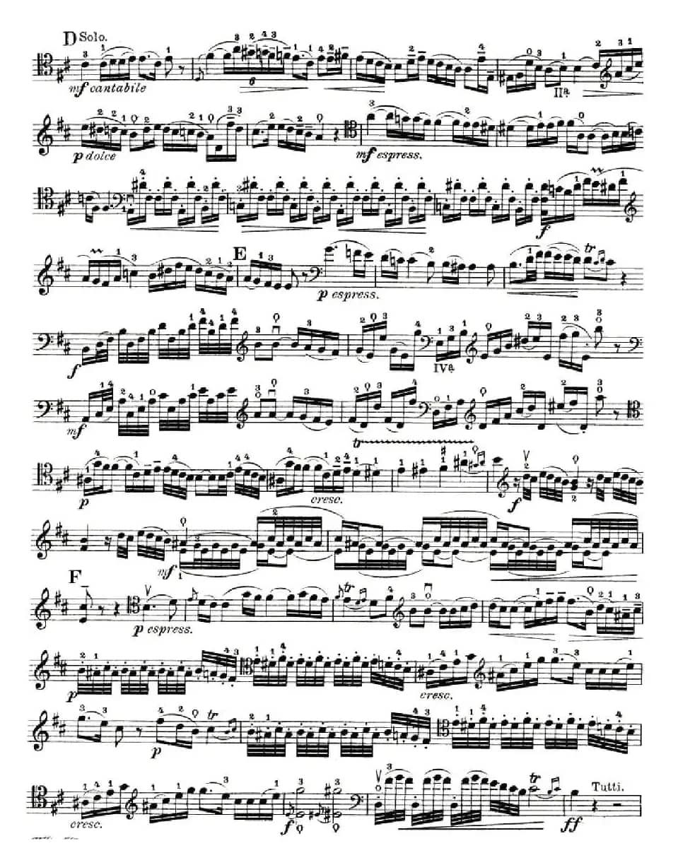 J. Haydn Concerto in D Major（海顿D大调大提琴协奏曲 [大提琴谱]）