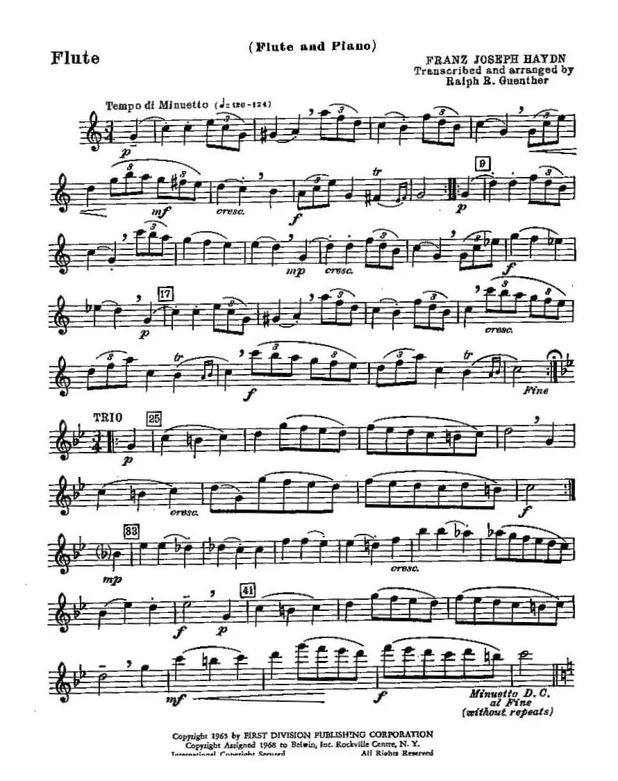 长笛练习曲（2）