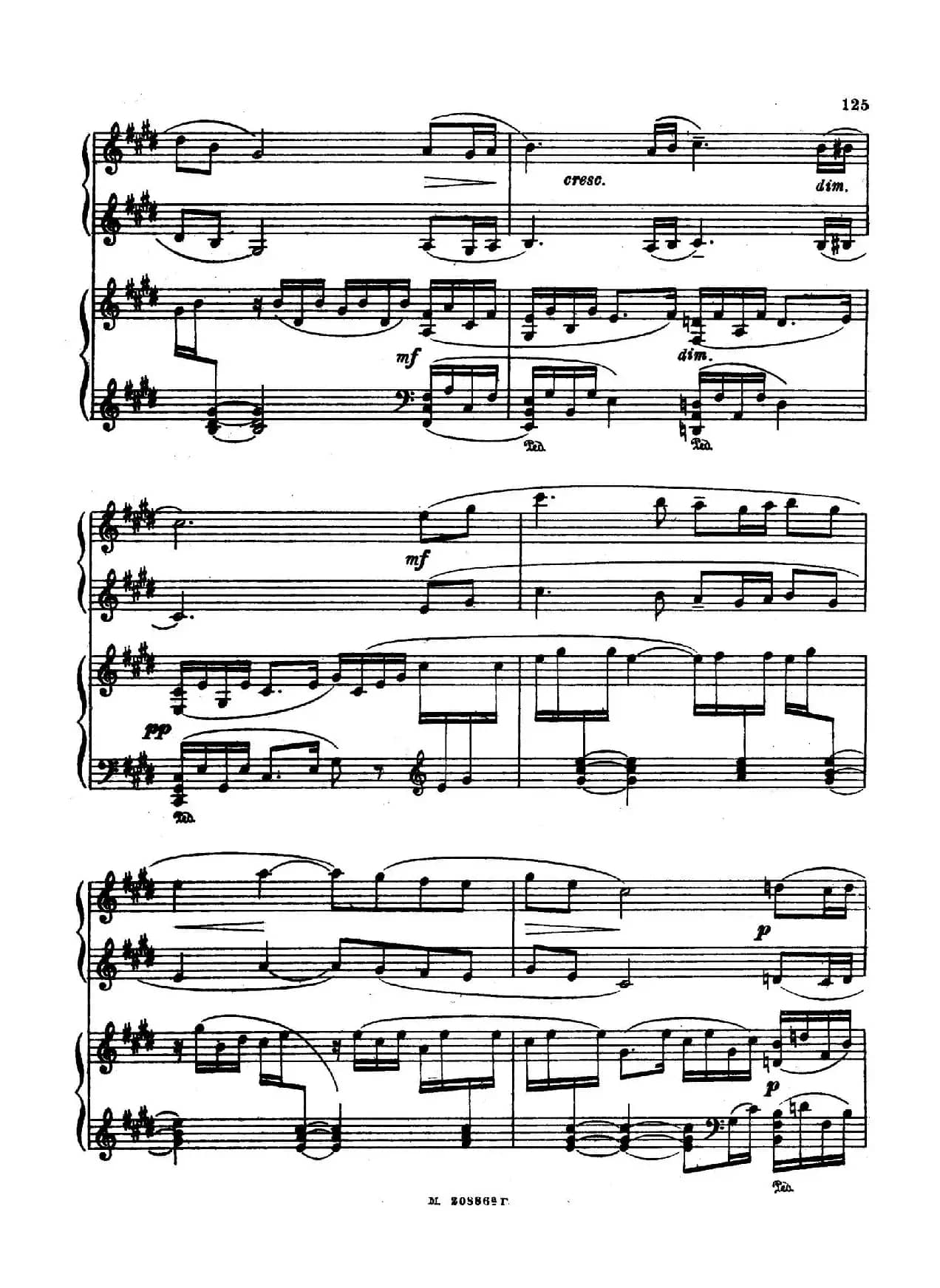 交响舞曲 Symphonic Dance Op.45（双钢琴）