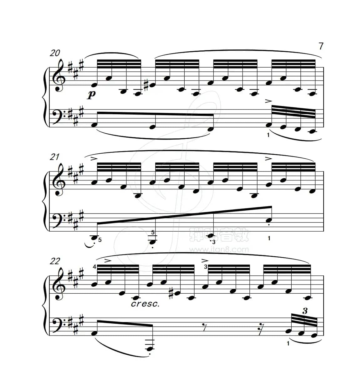 练习曲 38（克拉莫钢琴练习曲60首）