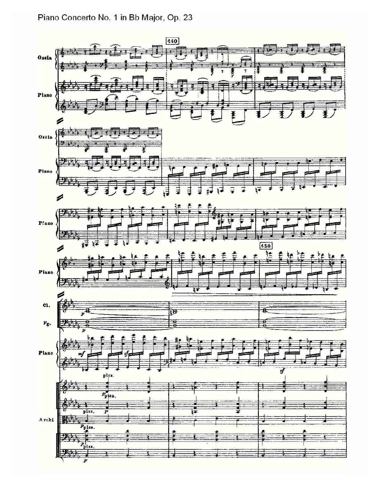 Bb大调第一钢琴协奏曲,Op.23第一乐章第二部（一）