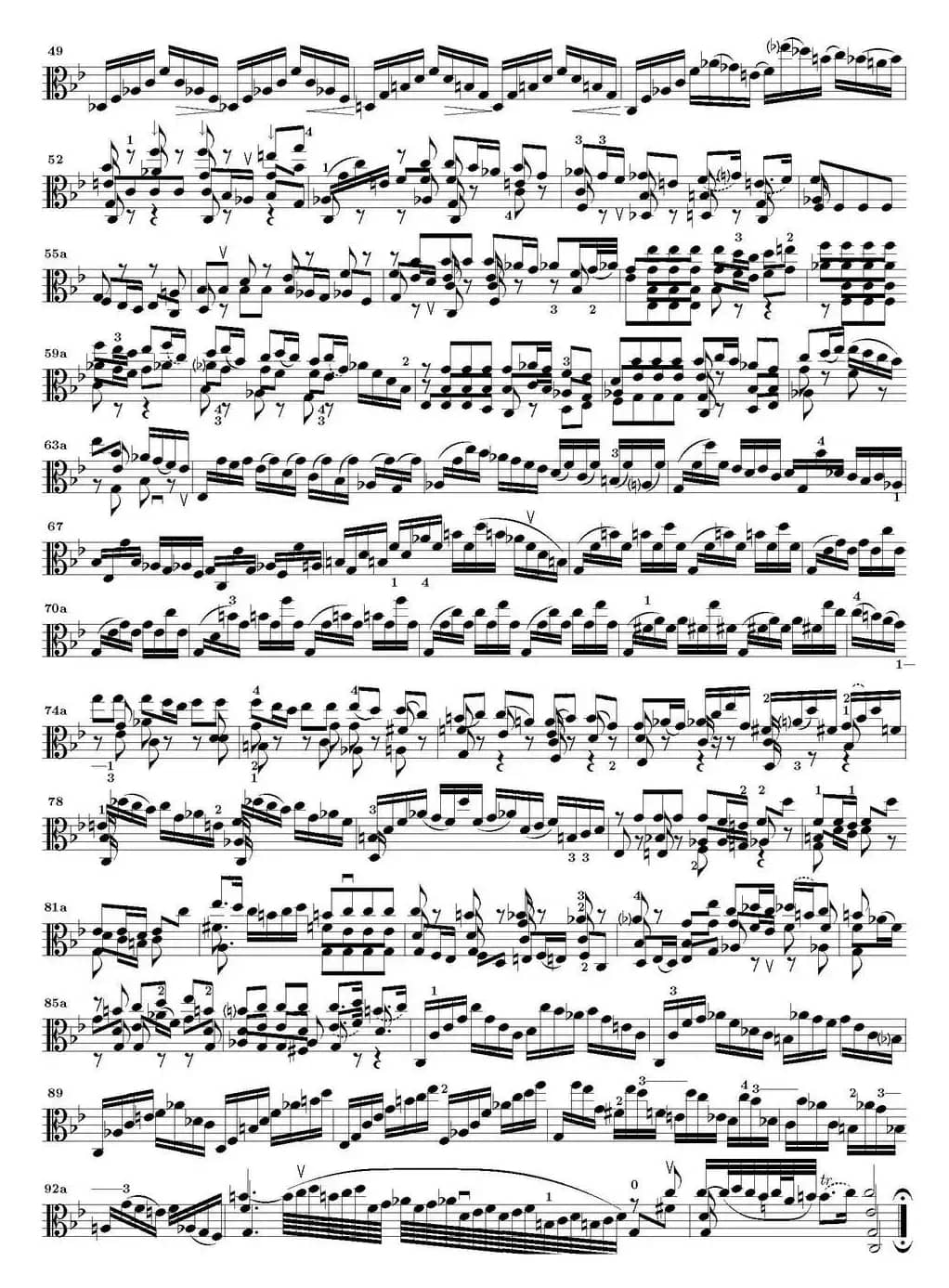 Bach Sonata BWV1001（无伴奏小提琴组曲）