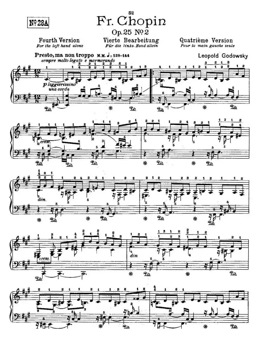 53首改编练习曲（No.28A）
