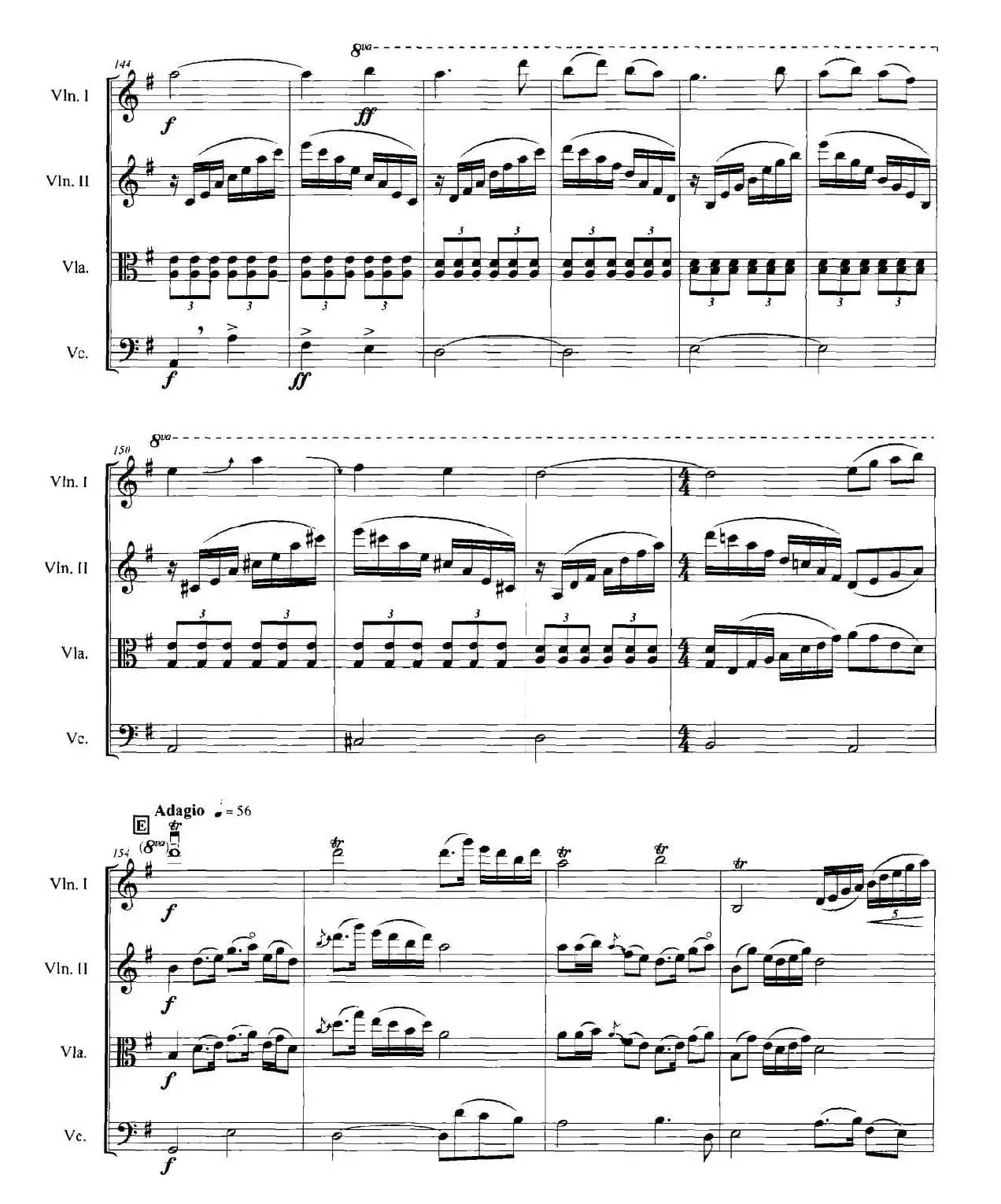 梁山伯与祝英台（弦乐四重奏）