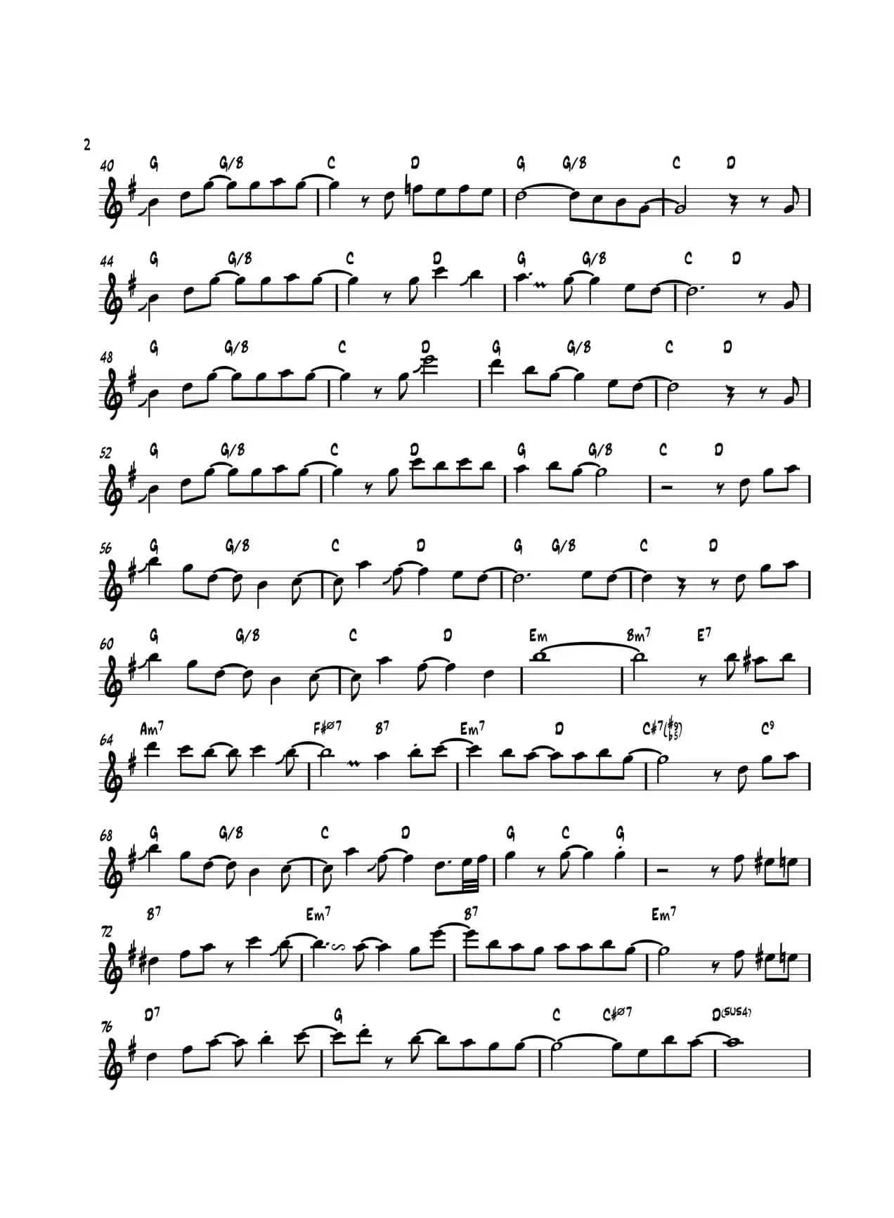 Fiesta Loca（中音萨克斯）