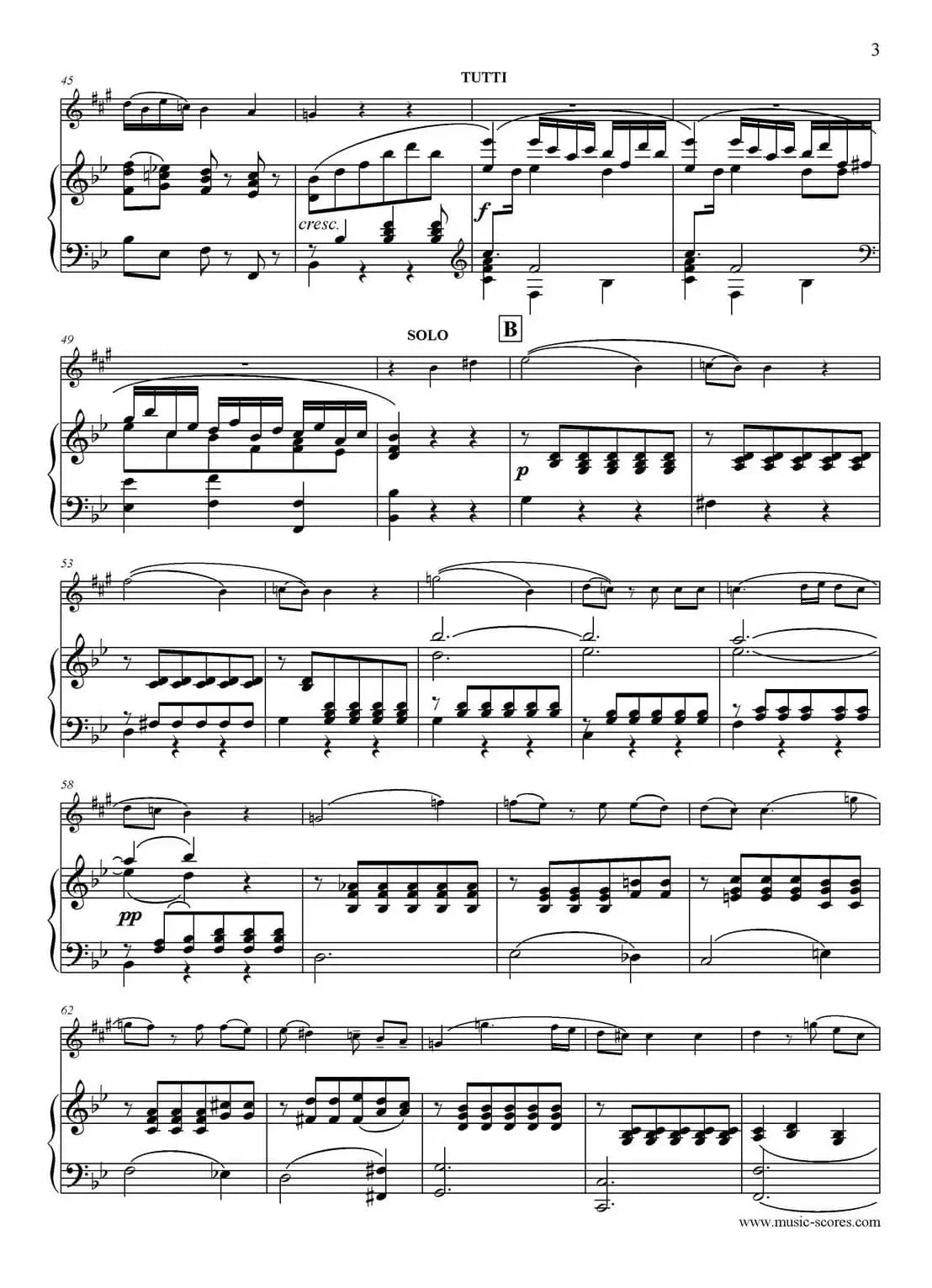 Mozart：Concerto KV495 No.4-2st（高音萨克斯+钢琴伴奏）